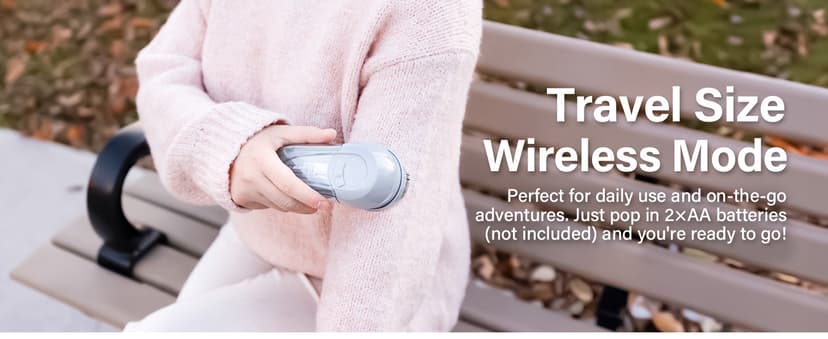 Bymore Fabric Shaver Lint Shaver for Clothes, Dual Power Lint Remover with Battery or Corded Use, Portable Sweater Shaver for Clothing, Furniture & Travel