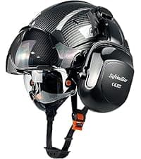 Construction Safety Helmet ABS Hard Hat Adjustable Ventilation System Hardhats Industrial Work Head Protection for Men Certified ANSI/ISEA Z89.1