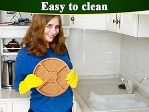 Tiered Charcuterie Board Gift for Women: Bamboo 360° Rotating Round Base with 4 Swivel Trays - White Elephant Gift, Holiday Hosting, Christmas, Birthday, Parties, House Warming Gift for Couples