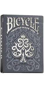 Bicycle Jumbo Index Playing Cards , 2 Pack Large Print Poker Size Deck of Cards for Easy Reading, Family Card Games, and Casino Play