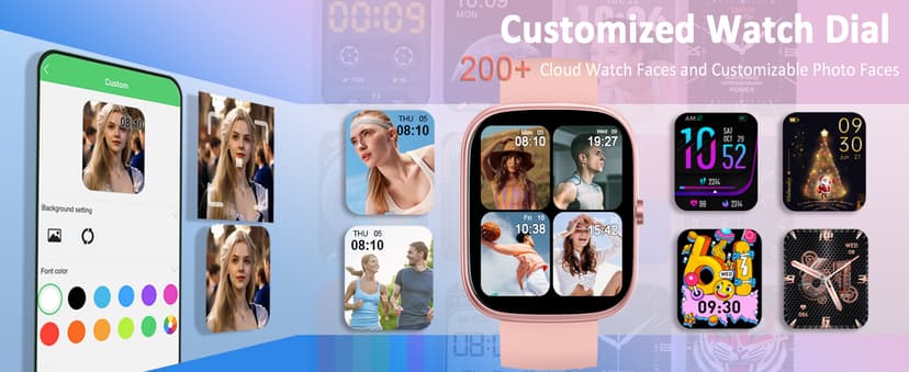 Smart Watch (Answer/Make Call), 2026 HD 1.91" Smartwatch for Men Women, 112+ Sports Modes Fitness Activity Tracker, Calories/Heart Rate/Sleep Monitor, IP68 Waterproof Step Counter for Android iOS