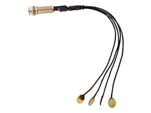 Journey Instruments Passive Piezo Acoustic Pickup – EP001K Three Balanced German-Made Passive Pickup Elements – Piezo Pickup for Acoustic Guitars (Ceramic)