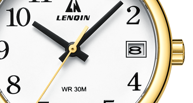 LN LENQIN Ladies Watches Analog Quartz Watch for Women Waterproof Women's Wrist Watches Easy Reader Womens Watch with Leather Strap