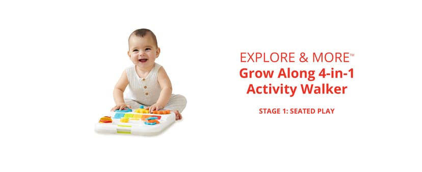 Skip Hop Baby Activity Center: Interactive Play Center with 3-Stage Grow-with-Me Functionality, 4mo+, Explore & More
