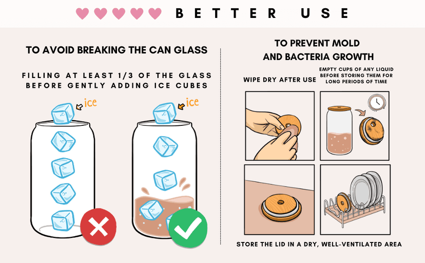 Gifts for Wife from Husband - Wedding Anniversary for Women, Birthday, Mothers Day, Christmas Wife Gifts for Her - Romantic Love Gift for Her - 16 Oz Can Glass