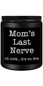 Homsolver Dad Gifts from Daughter Son, Gift for Dad Who Wants Nothing, Birthday Fathers Day Christmas for Stepdad Adoptive Father, Dad's Last Nerve Sandalwood Scented Candle