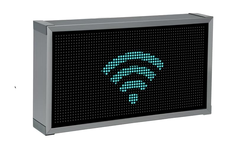 Real-Time Crypto Ticker Bitcoin Stock Ticker Monitor Display Digital Clock Weather, Temperature, Humidity, 64 * 32 Pixel Screen