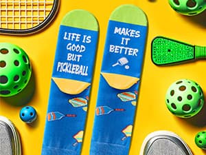 Zmart Men Women Funny Socks - Outdoorsman Gifts for Racing Golfing Hunting Lovers