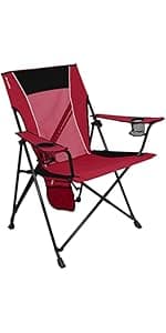 Kijaro Dual Lock Portable Camping Chairs - Enjoy the Outdoors with a Versatile Folding Chair, Sports Chair, Outdoor Chair & Lawn Chair - Dual Lock Feature Locks Position – Kawachi Purple