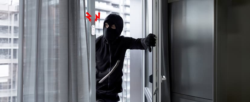 TECKNET Door Alarms for Kids Safety, Window Alarm Pool Alarms Door Alarm for Home Security, 2-in-1 Alarm & Chime, 3-Level Volume Control, Wireless Alarm for House Hotel Cars Sheds Caravans (3 Pack)