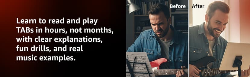 Guitar TABs Mastery for Beginners: No-Guesswork Guide to Reading Guitar TABs in Under a Day