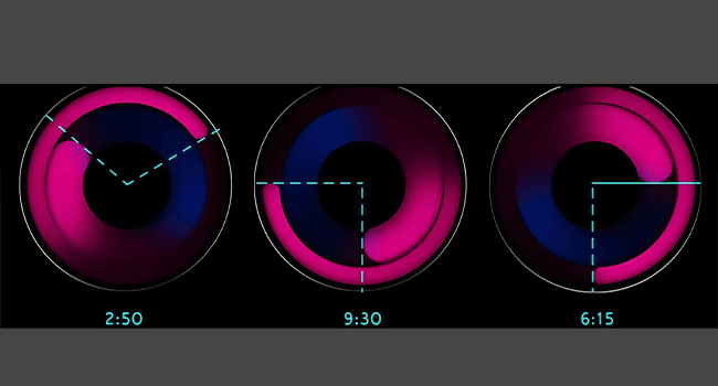 MASTOP Watches for Men Fashion Creative Liquid Movement Original Design Starry Sky Vortex Watch Men Steel Mesh Men's Watch Clock Round Unique Wristwatch Minimalist Gradient Color