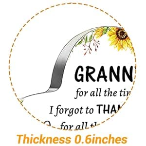 to My Granny Paperweight Presents Christmas Mothers Day Valentines Day Gifts for Granny Grandma Grandmother Granny Birthday Gifts from Grandkids, Acrylic Heart Sign B0DX1K6CCJ