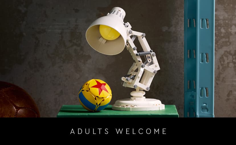 LEGO Ideas Disney Pixar Luxo Jr. - Building Set for Adults, Men & Women, Ages 18+ - Office and Desk Decor - Gifts for Christmas - 21357