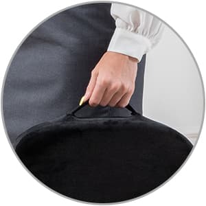 SAIREIDER Office Chair Cushion, Car Seat Cushion, Memory Foam Coccyx Cushion Pads for Tailbone Pain, Sciatica Relief Pillow, Correct Sitting Posture (Black)