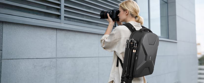 15-16 inch Waterproof Hardshell Case with Tripod Holder&Laptop Compartment Compatible with Canon/Nikon/Sony, Black MOSISO Camera Backpack, DSLR/SLR/Mirrorless Photography Camera Bag B07ZCRWPPV