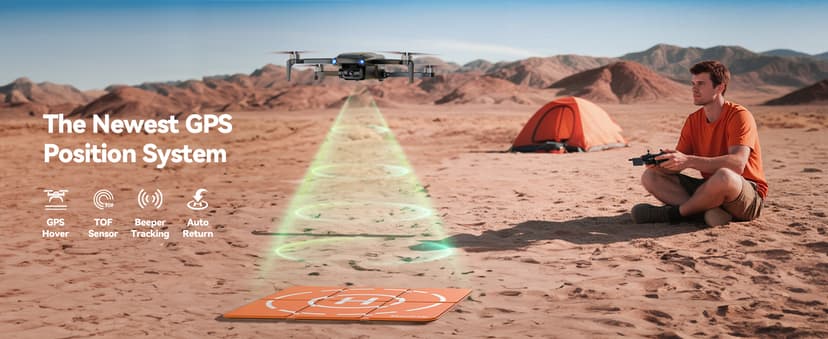 Bwine F7MINI 4K Video 8K Photo Drones with Camera for Adults, 3-Axis Gimbal EIS, 96Mins, 249g FAA-exempt, Over 6KM Transmission, Al GPS Smart Return, Follow, Waypoint, Orbit Fly, Better for Beginner