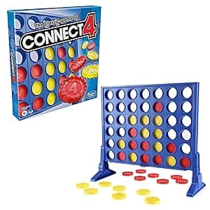Hasbro Gaming Connect 4 Classic Grid, 4 in a Row Game, Strategy Board Games for Kids, 2 Players for Family and Kids, Easter Gifts for Boys and Girls, Ages 6+