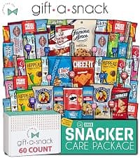 Graduation Birthday Treats Gift Basket, Nutritious Granola Breakfast Bars Office Food Assortments & Variety Gifts Gift A Snack - Healthy Snack Box Care Package + (50 Count) Greeting Card B08L8RQDBF