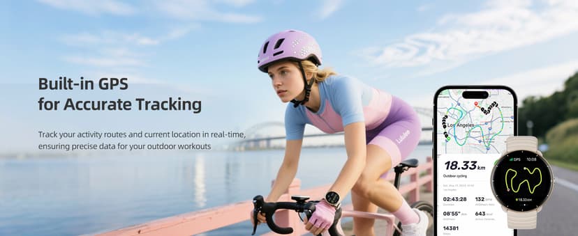 Parsonver Parsonver Swimming Smart Watch, 5ATM Waterproof for Pool & Open Water, Built-in GPS & Compass, AMOLED Fitness Tracker with 100+ Sports Modes, Heart Rate & Sleep Monitor, AI Swim Analysis, French Grey