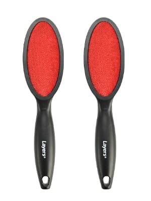 Layers 2 Pack Lint Remover 2 Sided Lint Brush, Magic Travel Brush, Clothes Lint Roller…