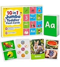 Upgraded Kids Card Games Pack, 6 Decks, Go Fish, Old Maid, Crazy Eights, Memory Match, Slap Jack, War, Playing Cards, Easter Basket Stuffers, Stocking Stuffers