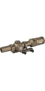 SIG SAUER Tango-SPR 4-16x44mm 30mm Tube Second Focal Plane/SFP/F2 Shockproof Waterproof Fogproof Tactical Riflescope | MOA BDC-1 Reticle, SPR Scope Mount, Flip-Back Caps Included, SOTS44000