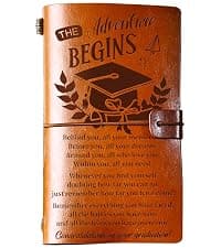 PRSTENLY Graduation Gifts Leather Journal, Graduation Gifts for Her Him 140 Page Refillable Journal, 2025 High School College Masters Degree Phd Nurse Graduation Gift Ideas for Women Men