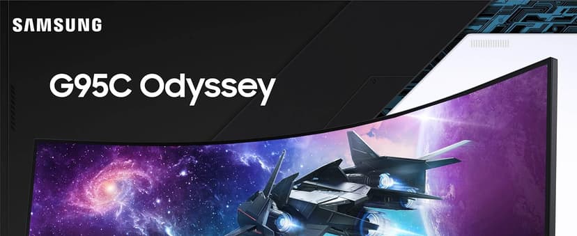 SAMSUNG 49" Odyssey G9 (G95C) Series DQHD 1000R Curved Gaming Monitor, 240Hz, 1ms(GtG), DisplayHDR 1000, AMD FreeSync Premium Pro, Eye Saver Mode, Auto Source Switch+, LS49CG950ENXZA, 2024