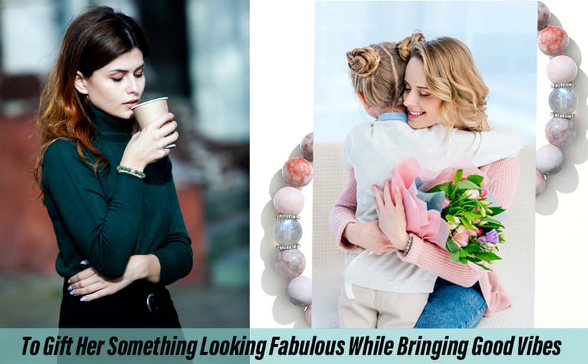 Unique Gifts for Mom - Handmade Crystal Bracelet with Meaning - Comes in Gift Box and Crystal Card