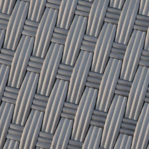 WAROOM Outdoor Chaise Lounge Chairs for Outside Patio Furniture Set of 2 Wicker Recliner Black Rattan Sunbathing Lounger Adjustable Backrest Pool Reclining Chair, Khaki Cushion