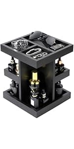 EXIN DECHEN EXIN DECHEN Cologne Organizer for Men,Cologne Stand,Shelves for Perfumes,Organizador de Perfumes,Estante para Perfumes,Dresser Organizer Countertop,Mens Bedroom Essentials,Gifts for Men