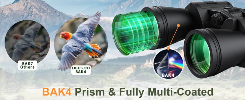 20x52 Binoculars for Adults High Powered - HD Large View Binoculars with Low Light Vision - Professional Binocular for Bird Watching Hunting Travel Cruise Outdoor Sports - Gifts for Women