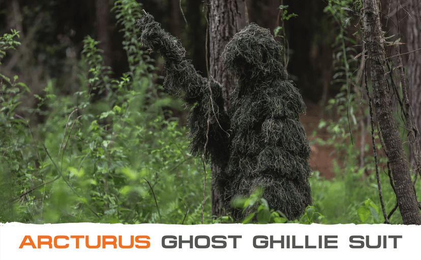 Arcturus Ghost Ghillie Suit | Ultra-Dense Design | Superior Camo Coverage for Hunters, Military, Snipers, Airsoft & Paintball