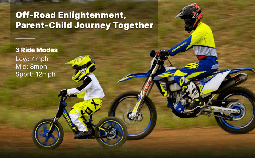 AIII Lightweight Electric Dirt Bike for Kids, 170/340W Electric Motorcycle Up to 10/12MPH, 24V Detachable Battery, Hand-Operated Dual Brakes Electric Balance Bike for Ages 3-6/5-12