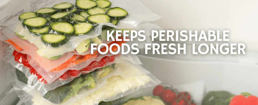 MEGAWISE 2025 Powerful Vacuum Sealer Machine | Compact Design | One-Touch Automatic | Seal in 10-20 Seconds | Dry, Moist, Wet, and Cold Modes | With 10 Vacuum Bags & Built-in Cutter (Grey)