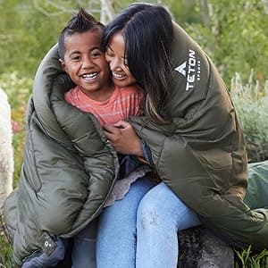 Teton Celsius Regular, 25F, 20F, 0F Degree Sleeping Bags, All Weather Bag for Adults and Kids, Camping Made Easy and Warm, Travel Sack Included