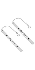 Sister Brother Keychain Set Brother and Sister Gifts for Little Brother Big Sister Keychain Set for Little Brother Gifts from Big Sister Christmas Birthday Gifts Family Gifts for Sister Brother