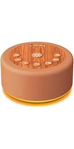 Sound Machine Alarm Clock Brown Noise White Noise Machine Night Light with Dual Alarms Backup Battery 30 Sleeping Sounds for Baby Kids Adults 32 Level Volume 5 Timers 15 Wake Up Sounds Memory Function