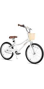 WEIZE Kids Bike,14 16 20 Inch Children Bicycle for Boys Girls Ages 3-12 Years Old, Rider Height 32-60 Inch, Coaster Brake, Multiple Color Options