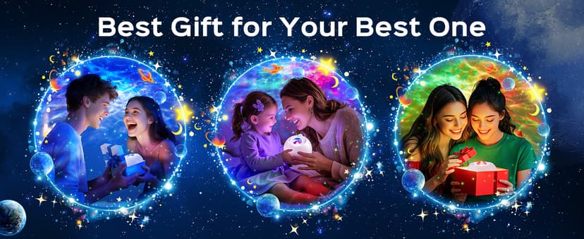 Birthday,Christmas,7 Brightness,Green Star,4 Speed,Bluetooth,Remote,Timer,Teen,Bedroom Decor,Party,Relax,Led Lights,Lava Lamp One Fire Galaxy Projector,15 Colors,Gifts for Girls&Women&Boys,White Noise B0DCYLKPWB