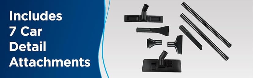 BISSELL Garage Pro Wall-Mounted Wet Dry Car Vacuum/Blower With Auto Tool Kit, 18P03 , Gray