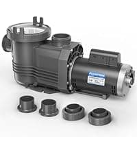 Aquastrong Variable Speed Pool Pump In/Above Pool Pump Energy Efficient High Flow Powerful Self Primming Swimming Pool Pumps with Filter Basket,Black