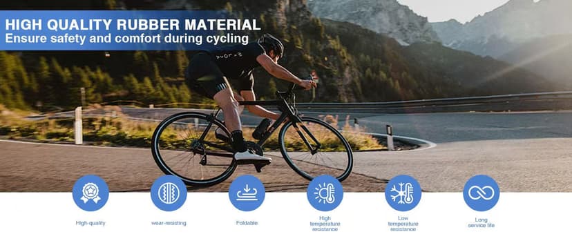2-Pack 700x28/32/35c Road Bike Tire Set, Foldable Tires with Presta Valve FV48 Inner Tubes and Tires Lever,Suitable for Road Bikes、City Bikes、Touring Bicycle Bike
