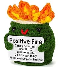 Birthday Gifts for Women Men - Happy Birthday to My Otter Half, Handmade Crochet Otter for Wife Husband Fiance, Cute Hand-Held Card for Him Her Boyfriend Girlfriend Lover