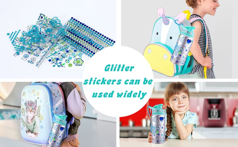 Gifts for Girls, Decorate Create Your Own Water Bottle Kits for Girls, Fun DIY Arts and Crafts Kits Supplies Toys for Kids Ages 4-6-8-10-12, Birthday Gifts Ideas for Girls Back to School Christmas