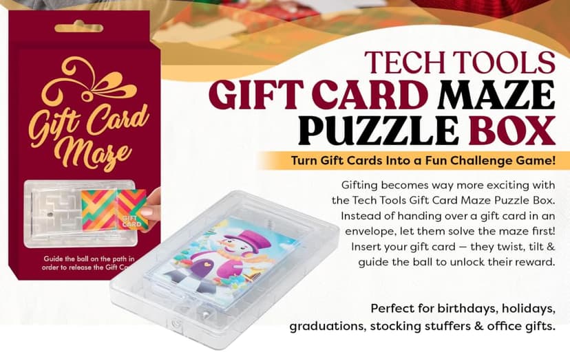 Gift Card Holder Maze, Money Maze Puzzle Gift Card Box - Fun and Challenging Stocking Stuffers for Teens, Kids and Adults (3) B0BK7V91YP