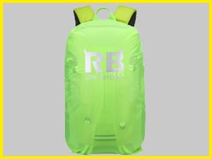 Reflective Motorcycle Backpack – Hi Viz EDC Commuter Bag for Riders, Night Travel, and Daily Use with Helmet Holder, Laptop Compartment, Ventilated Back, Urban Gear (green backpack)