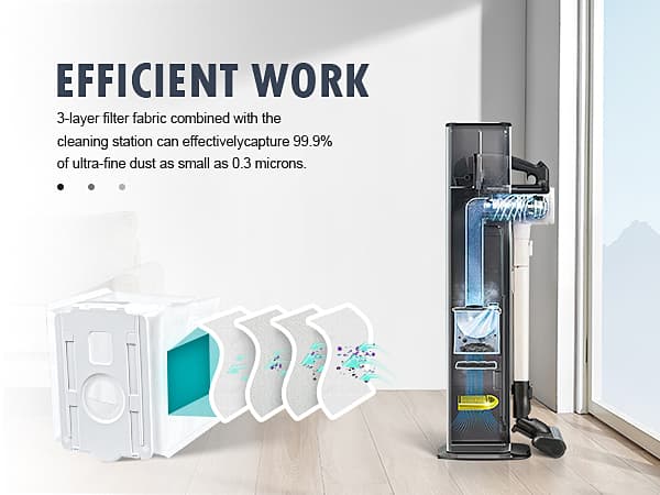 12 Pack Replacement Dust Bags for LG CordZero All-in-One Tower A939KBGS, A938KBGS, A937KGMS, and A949KTMS