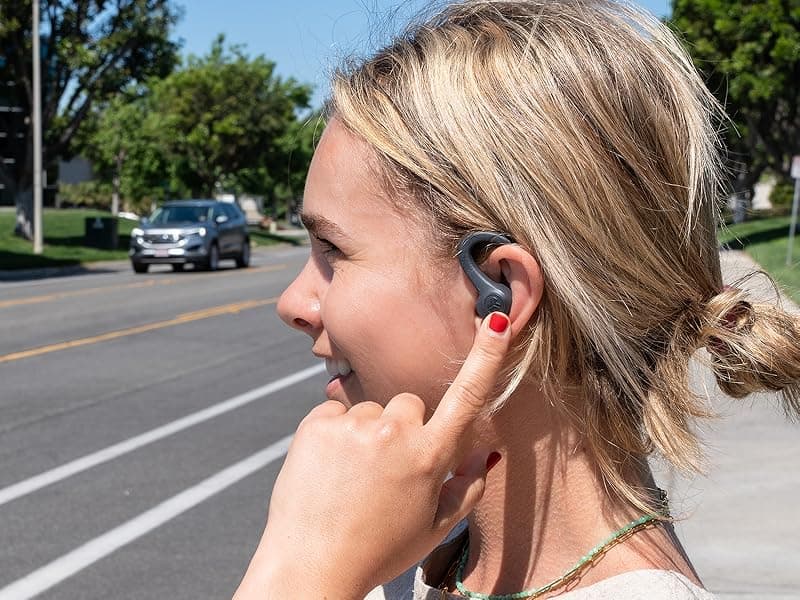 JLab Go Sport+ Wireless Workout Earbuds Featuring C3 Clear Calling, Secure Earhook Sport Design, 35+ Hour Bluetooth Playtime, and 3 EQ Sound Settings (Graphite)